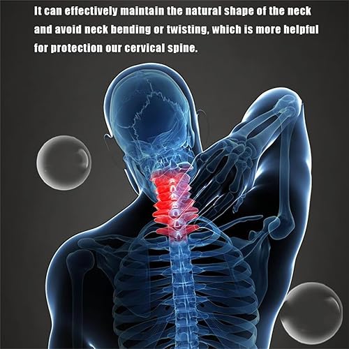 Miniatura 5 de Proease - Almohada ortopédica para dormir profundo, almohada cervical Proease, almohada ergonómica Proease para cuello y hombros (blanco cilíndrico)