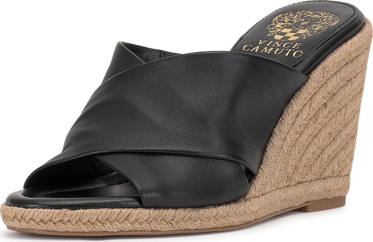 Sandalias de cuña tipo alpargata con banda cruzada Fisella de Vince Camuto