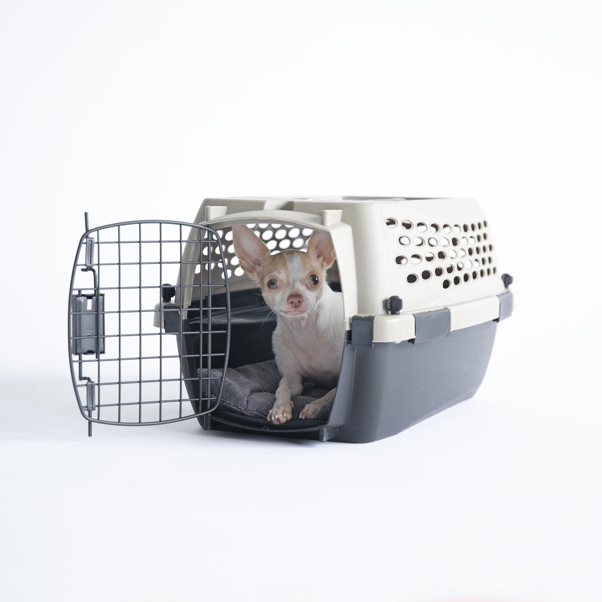 Pet Mate 21859 Vari Zwinger, Taupe / Schwarz, 19-Zoll