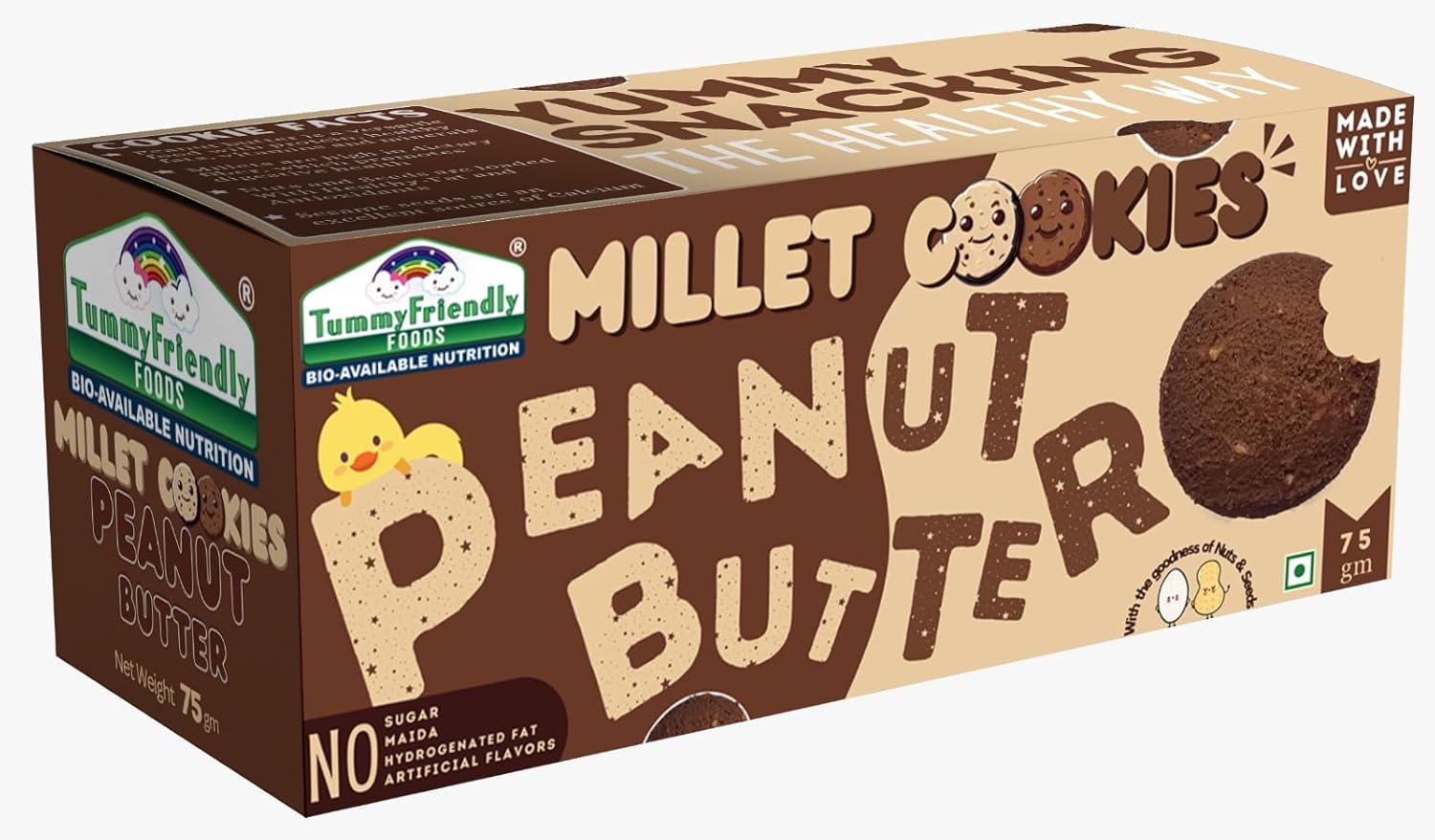 TummyFriendly Foods Peanut Butter Millet Cookies Perfect for Kids