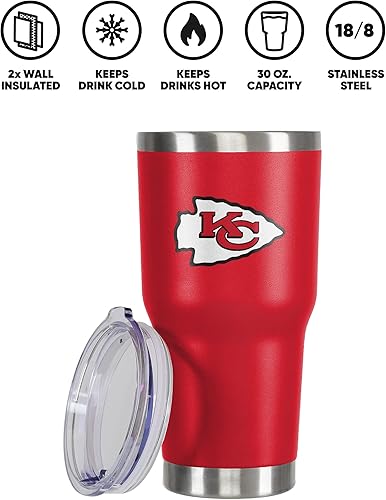 Vista 78 de FOCO NFL Team Logo 30oz Insulated Stainless Steel Travel Mug Tumbler