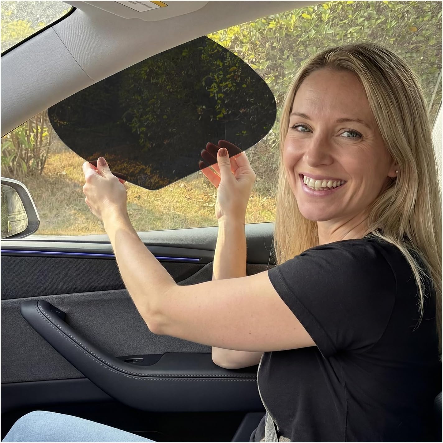 2 PCS Car Side Window Sunshades,Driver Side Window Shade,Car Window Sun Shade for Baby,Universal Fit for Glare Shield and UV Protection,Easy to Install & Remove