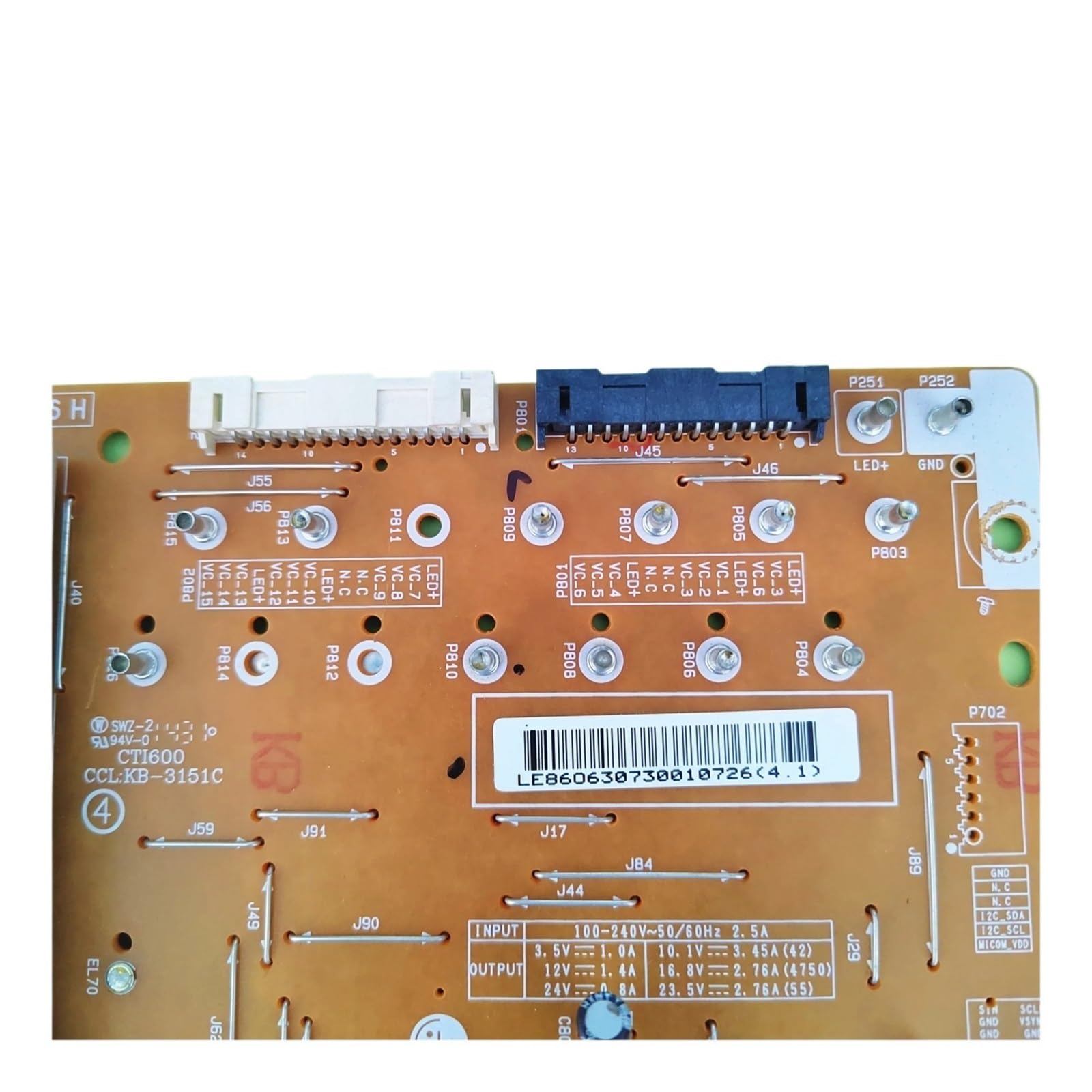 Carte d'alimentation EAY63073001 EAY63072901 EAY63072801 for téléviseurs 42'' 47'' 55LB7200 55LB730V 42LB700V 55LB7500 47LB730V 47LB7000 (pièces détachées)