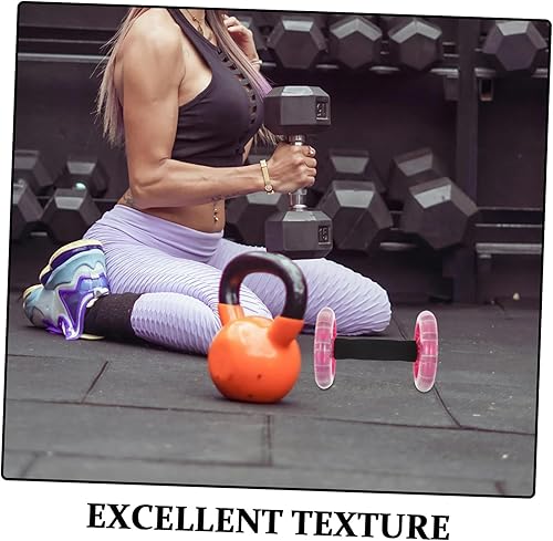 Miniatura 3 de POPETPOP 2pcs Dual Wheel Ab Roller for Core Workout Portable Fitness Equipment for Men Women Home Exercise to Sculpt Abs and Shape Waist