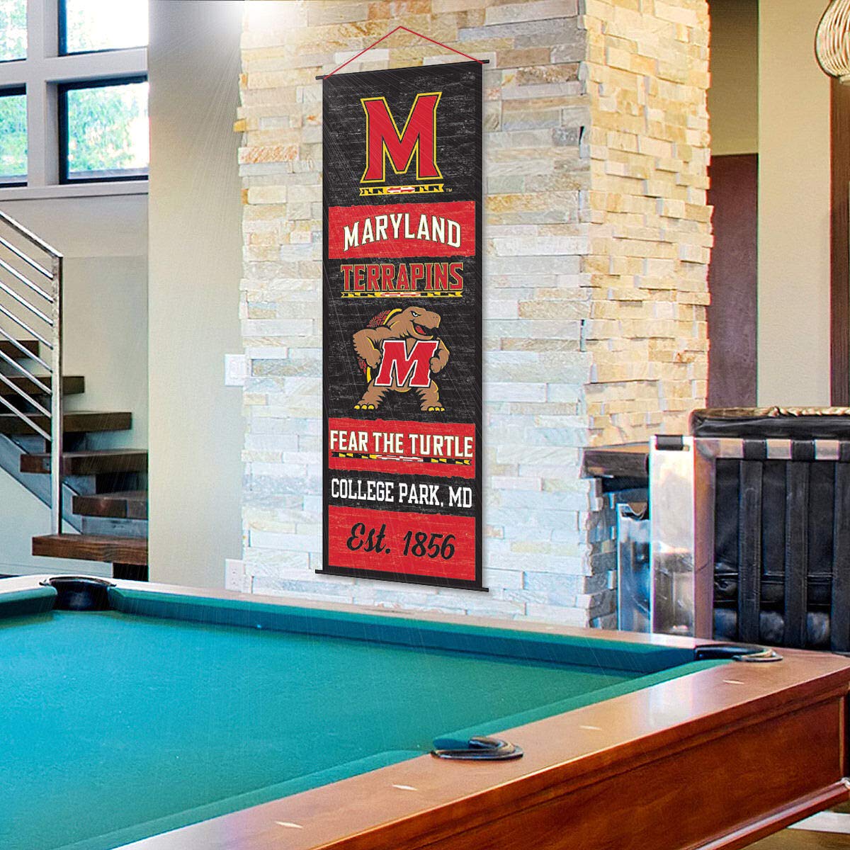 Maryland Terrapins - Cartel de pancarta y pergamino