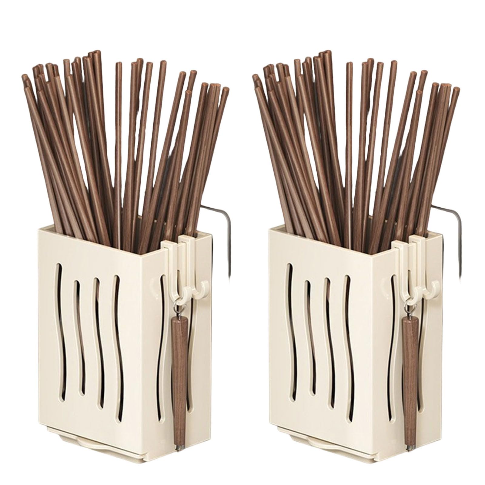 Tsophreniq Space Efficient Cutlery Tube Chopstick Storage Rack with Ventilation Holes Suitable for Dining Area and Dorm Rooms Restaurant Utensil Holder