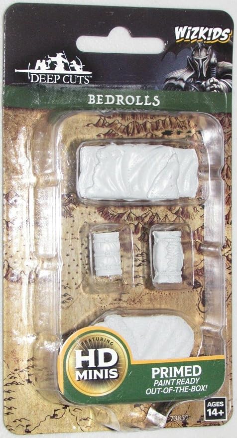WizKids Deep Cuts Unbemalte Miniaturen – Bettrollen (6 Figuren) Für Pen & Paper Rollenspiele