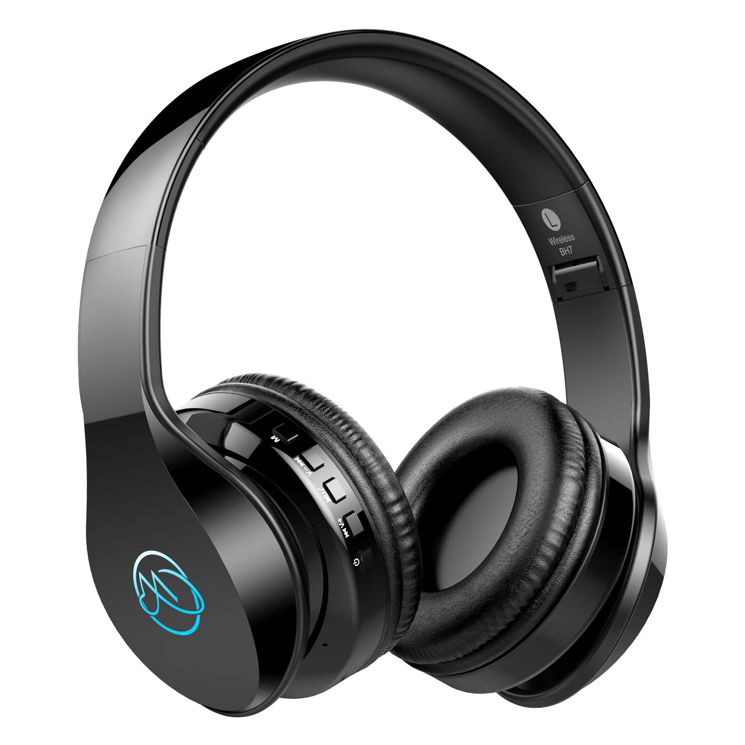 Headphones Bluetooth 4.0 Over-ear Stereo Earphones Hi-Fi Foldable Wireless Headset with Microphone for Running Calls Samsung iPhone iPad Smartphone PC TV Laptop