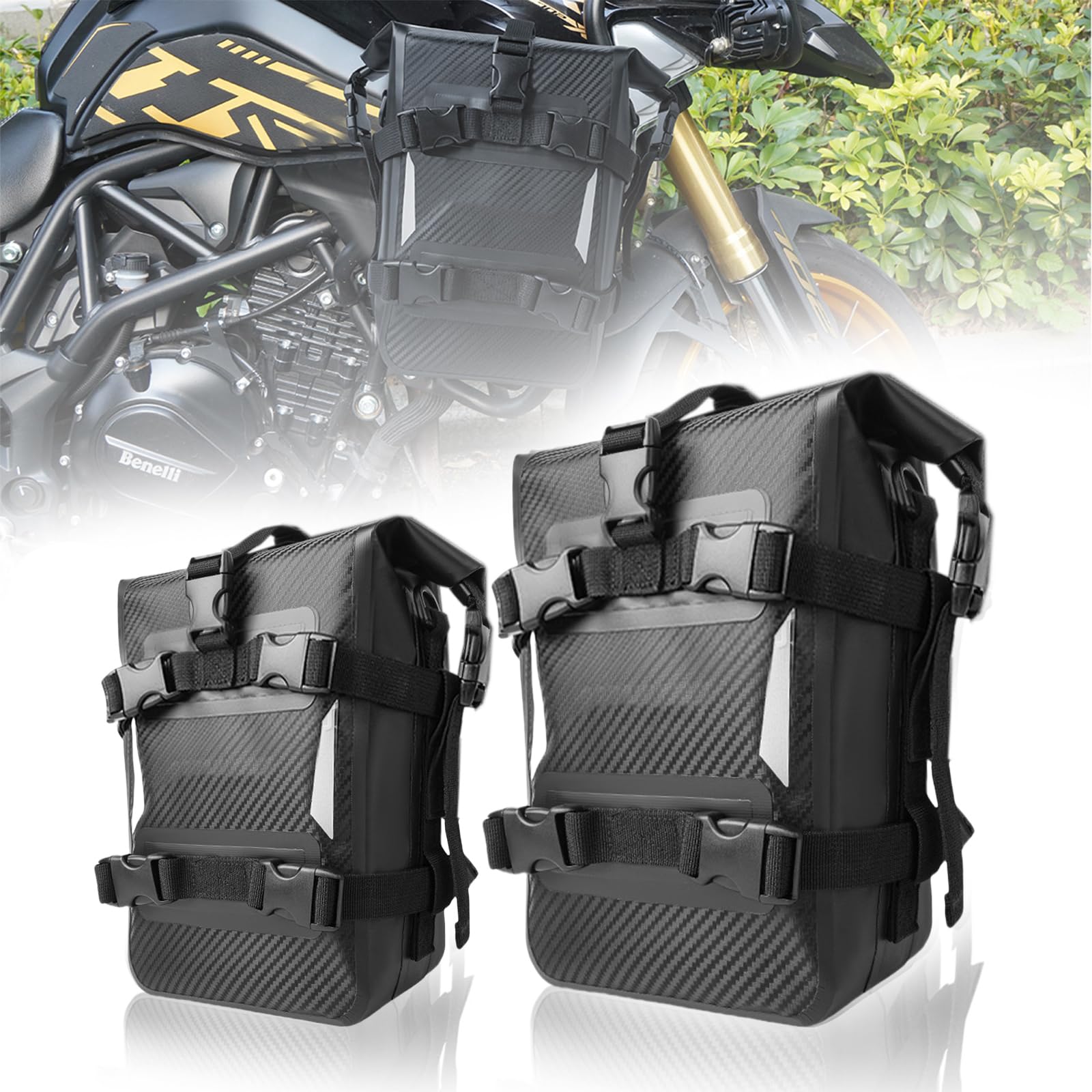 Motorradtasche mit schneller Installation und Entfernung, leichte Fahrradtasche, entworfen für Abenteuerbegeisterte, Motorradgepäck