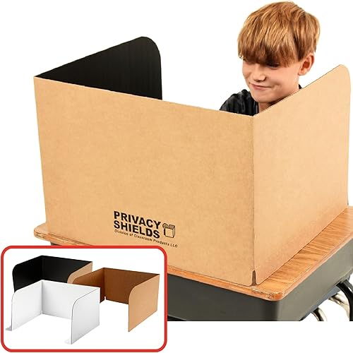 Miniatura 4 de X-Tra Large Premium Privacy Shields - 13" de alto - 17" de profundidad x 20" de ancho - Grados K-6 - Se vende en paquetes de 20, 30 y 40 - Duradero