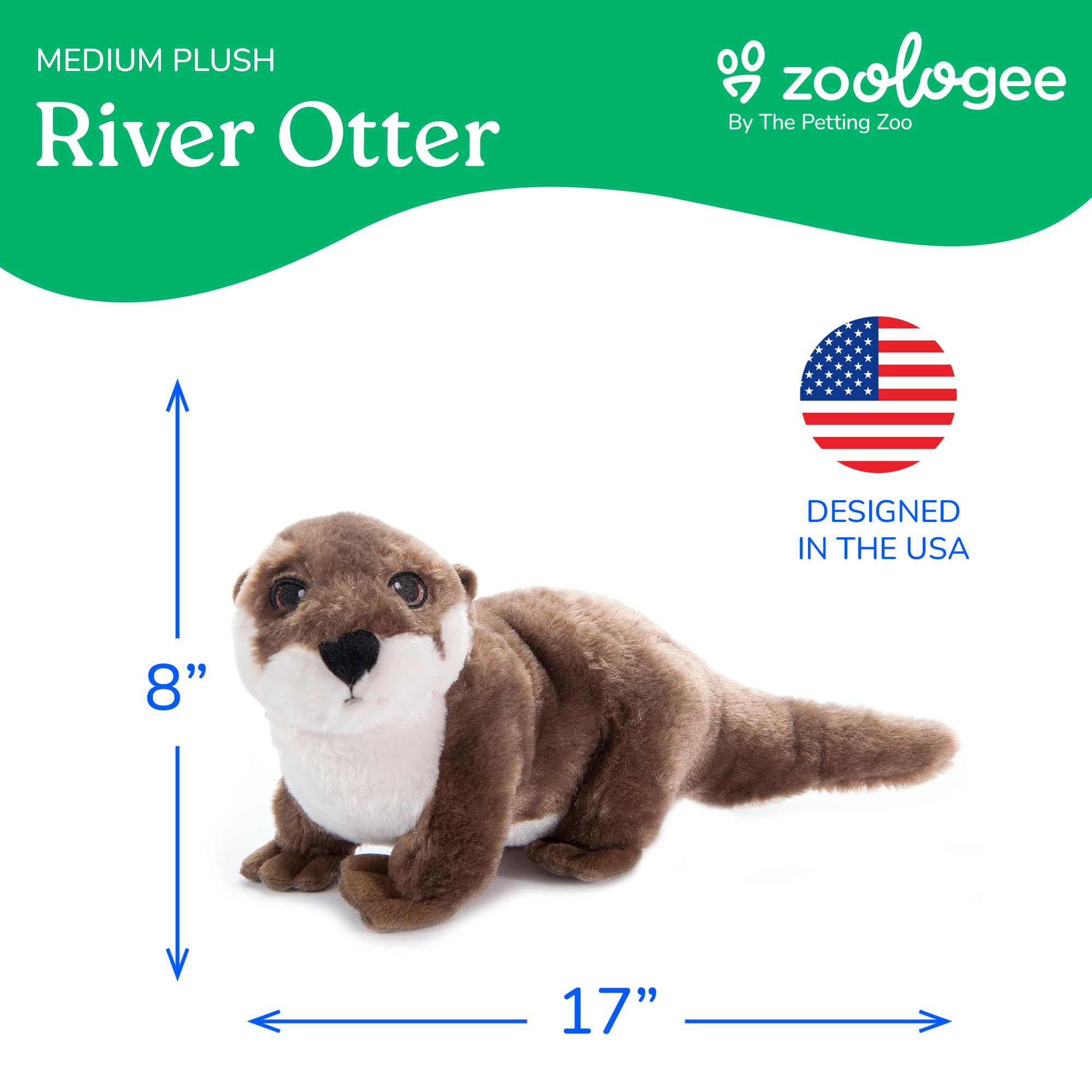 Amazon.com: The Petting Zoo River Otter Stuffed Animal Plushie Amazon.com: The Petting Zoo River Otter Stuffed Animal Plushie