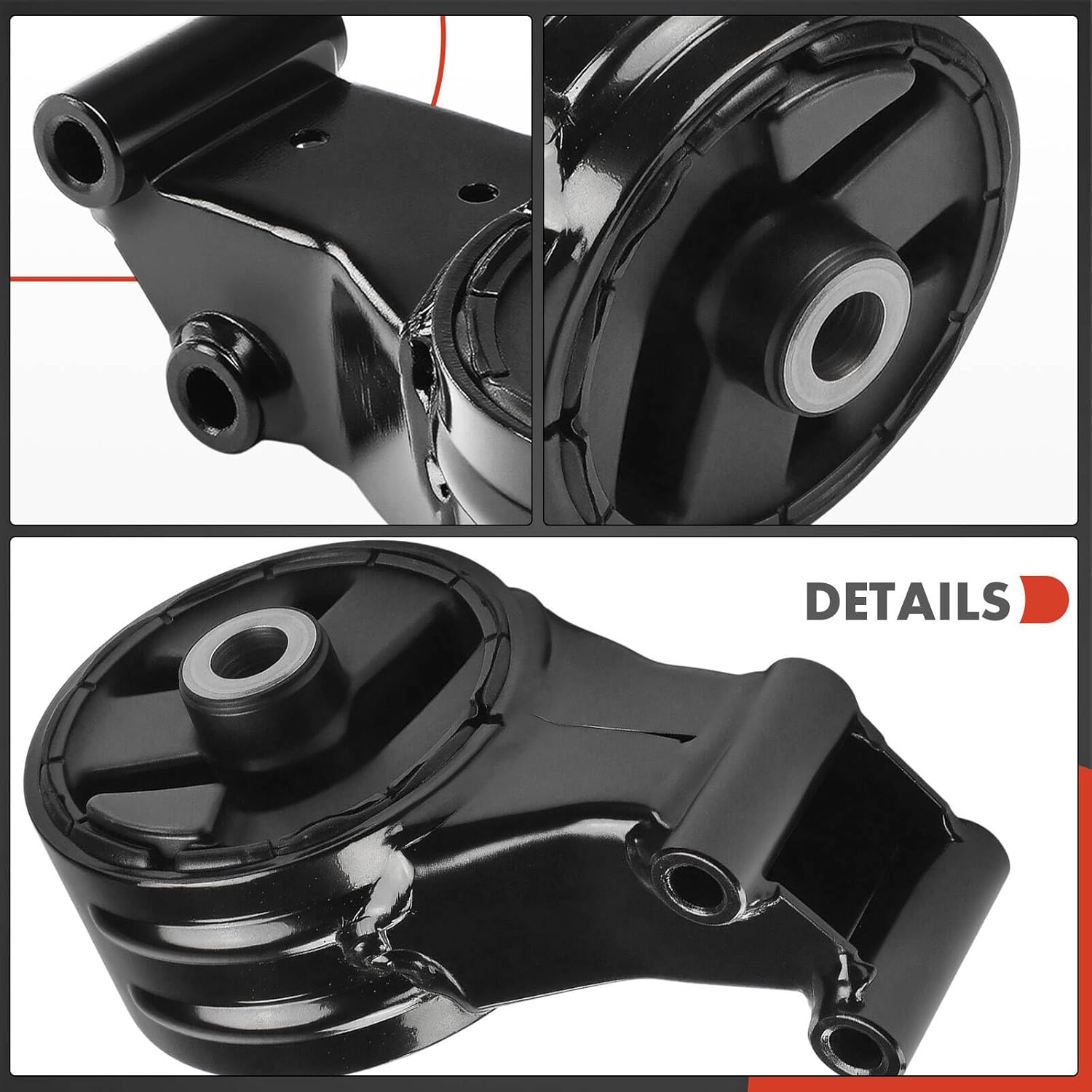 A-Premium Rear Transmission Mount Compatible with Saab 9-3 2005/2010-2011 2.0L, 9-3 2006-2009 2.0L 2.8L, 9-3X 2010-2011 2.0L, Automatic Transmission