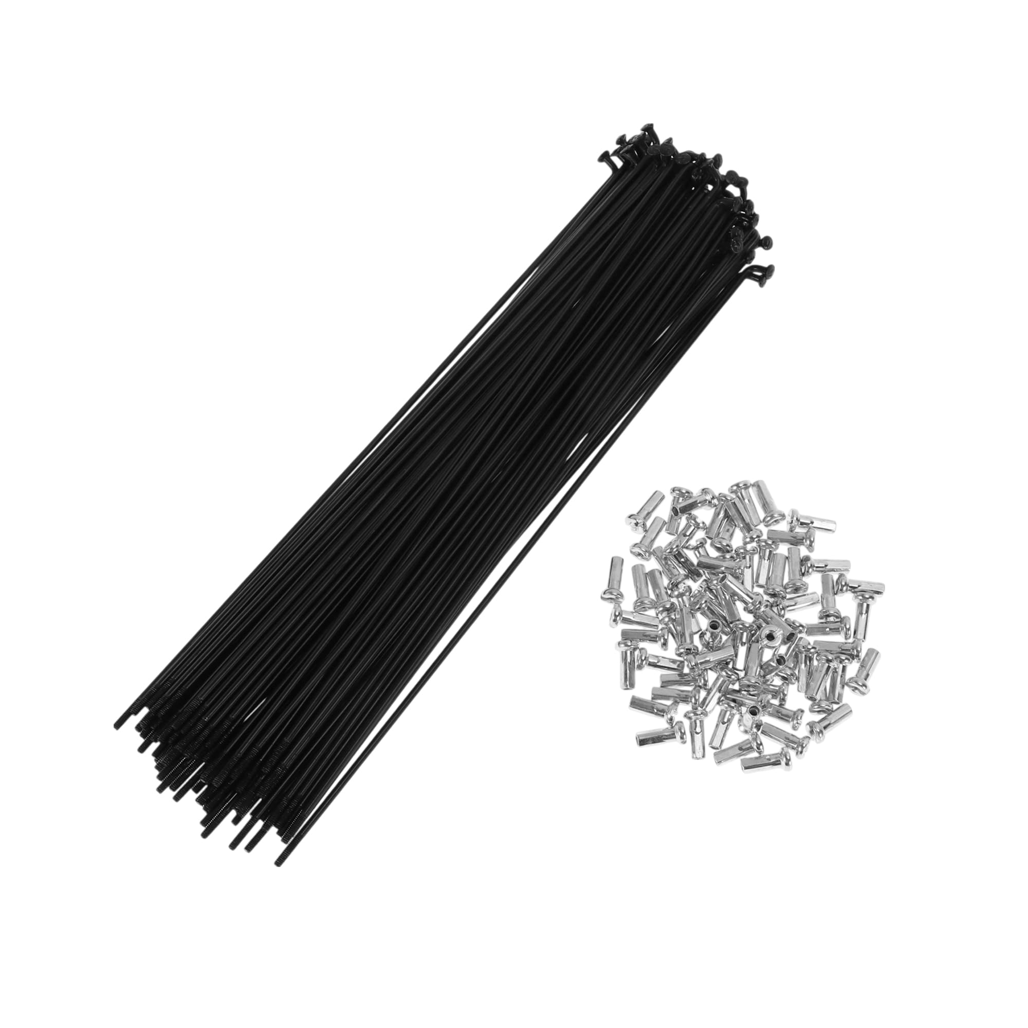 TUCKBOLD 72 Set 14G Bicycle Spoke 203mm Bike Wheel Spoke Carbon Steel Black