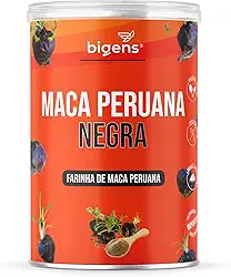 Maca Peruana Negra em pó 5g por porção, 150g, Biogens