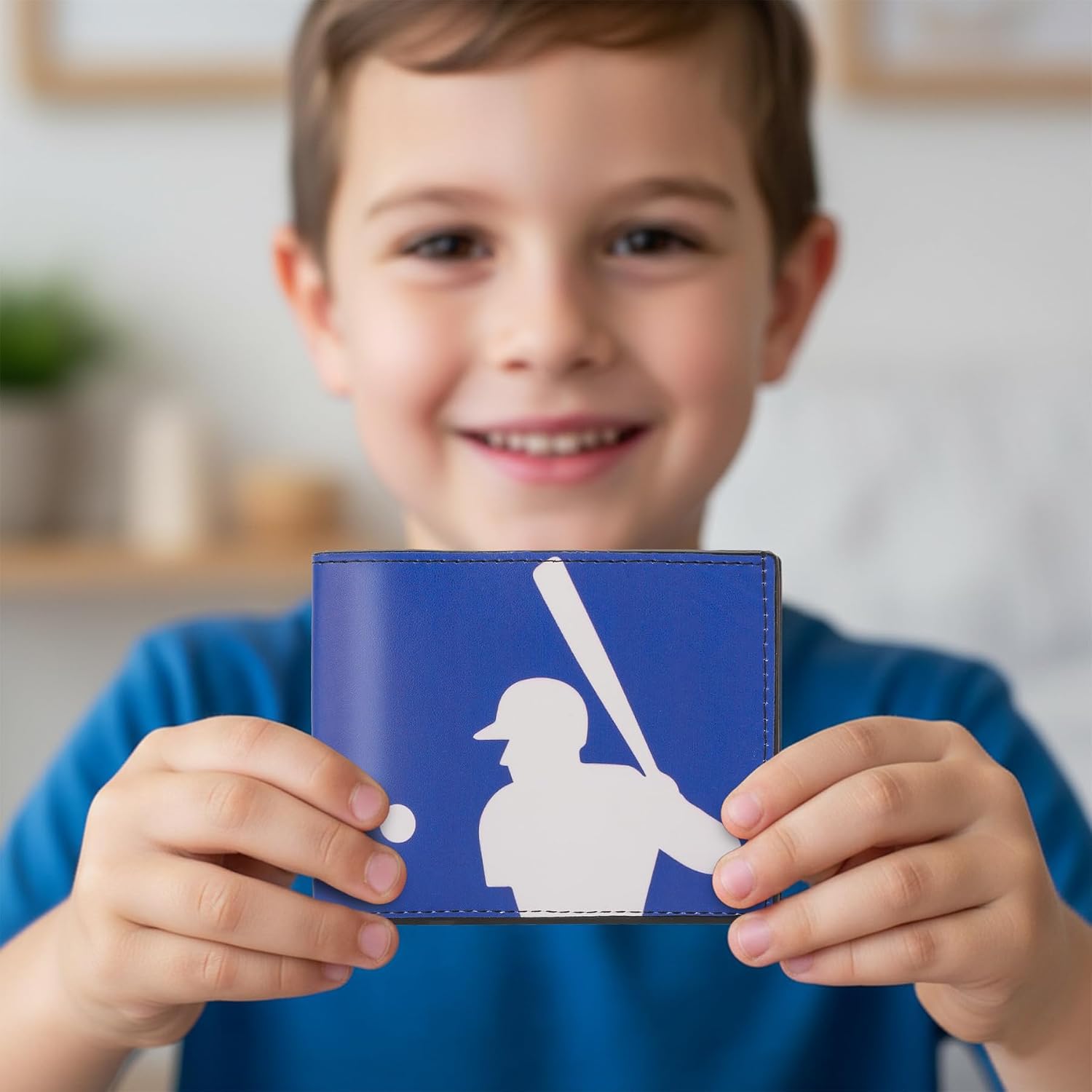 Boys Wallet for Teens, Baseball Kids Wallet for Boy Christmas Brithday Gift image 2
