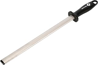 Kota Japan 12 Inch Diamond Carbon Steel Knife Sharpener Rod - Professional Honing Stick for Kitchen, Hunting, Home Knives