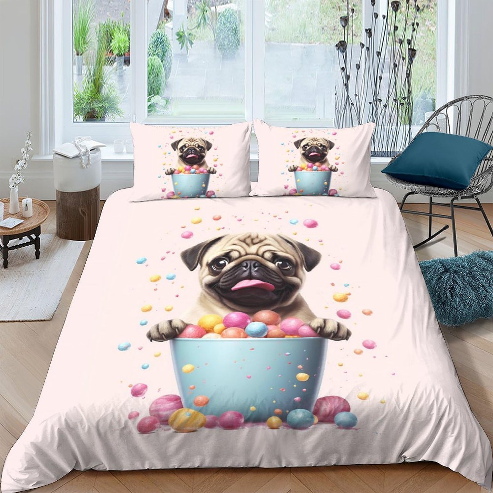 Ctjqhvkz Style-7 3D Printed Mattress Cover Microfiber Soft Touch For Bedroom Protection And Decor, Anti-Slip Fit For European Standard Mattresses Single（135X200cm）
