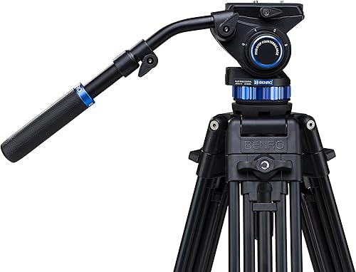 Miniatura 12 de Benro Cabezal de video BV4 de 2.953 in con balance de contador de 5 pasos (BV4H)