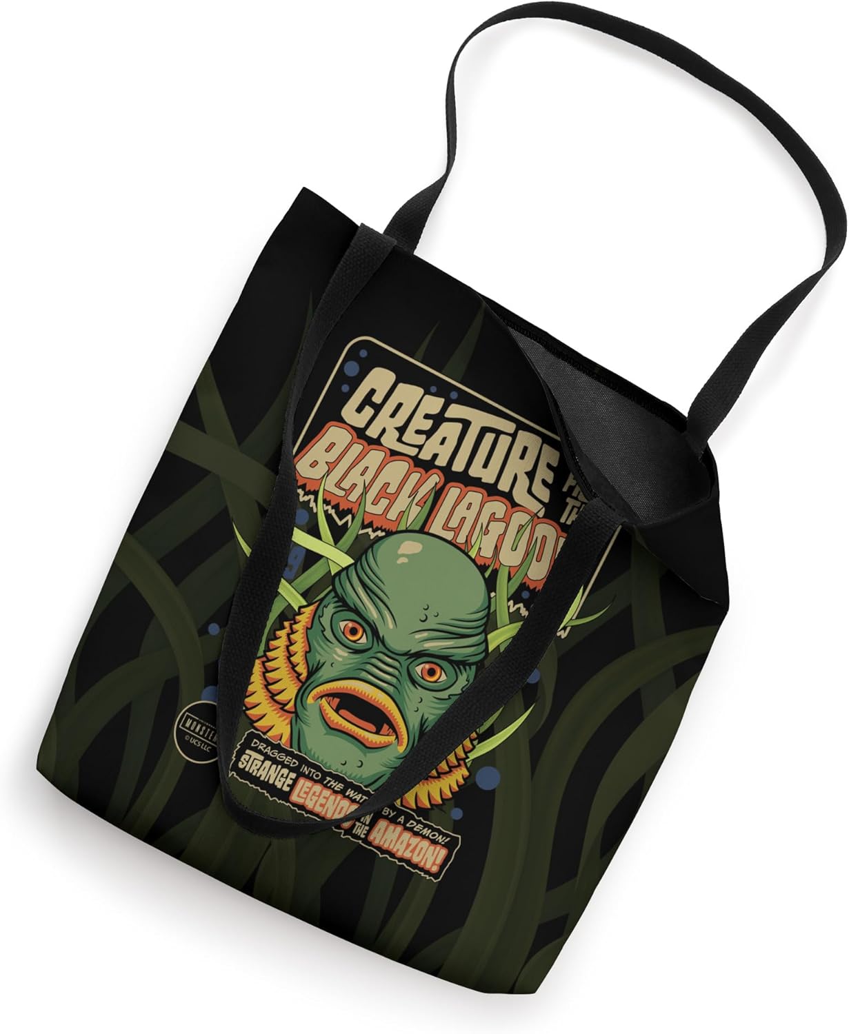Universal Monsters Creature Retro Halloween Mask Tote Bag