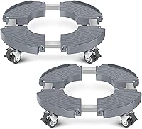 Vista 12 de VANCASTLE Soporte para plantas con ruedas, base de rodillo para plantas de alta resistencia ajustable de 15 a 22 pulgadas, base de rueda Palnt 440