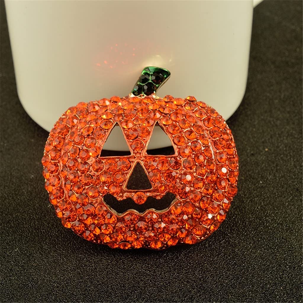 Spilla, Natale Halloween Hollow Strass Zucca Spilla Spilla Giacca Borsa Vestiti Sciarpa Decor Adorabile qualità e accessori di abbigliamento pratici