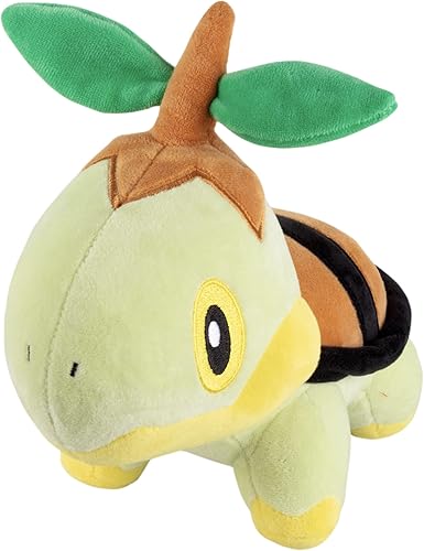 Miniatura 3 de Pokémon Turtwig - Peluche de 8 pulgadas, con licencia oficial, figura de inicio de diamantes y perlas, auténtico juguete de peluche suave, regalo de