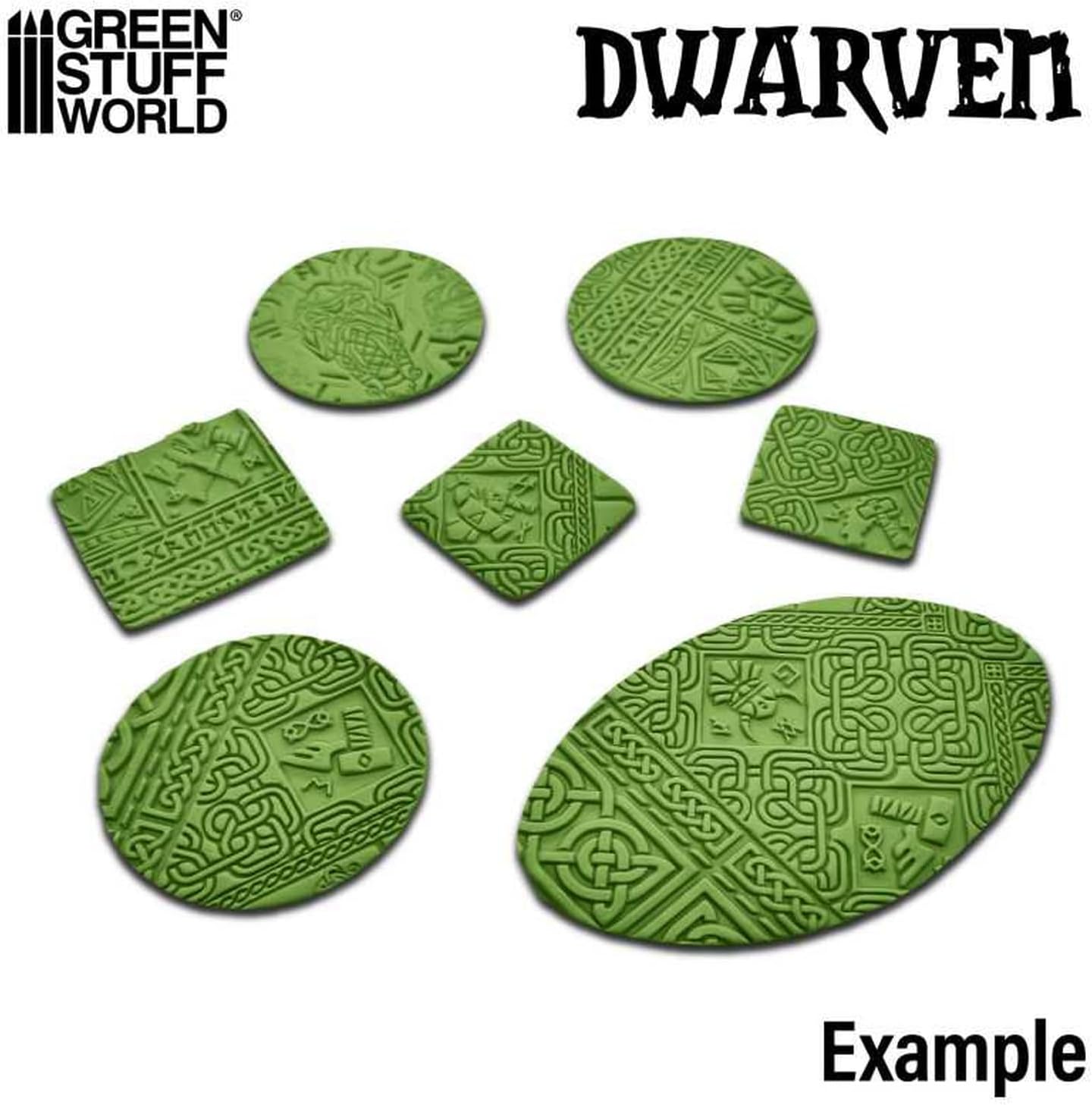 Green Stuff World Rolling Pin – Dwarven 2386