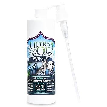 Ultra Oil Skin & Coat Supplement with Hempseed Oil (16 fl. oz.)