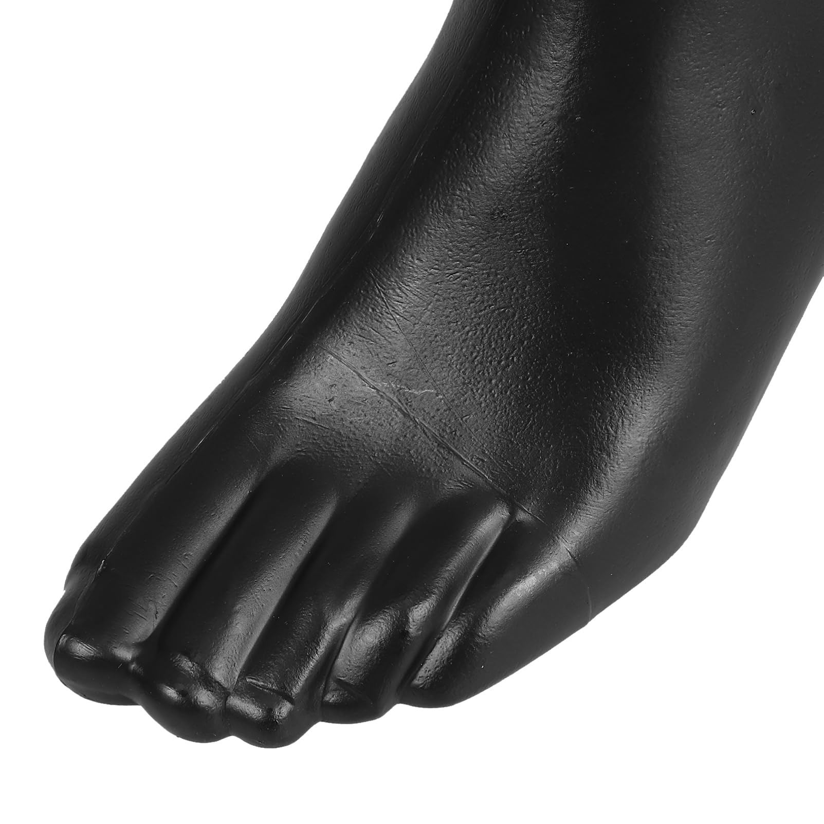 PartyKindom Personalisierbare Socken Fußpuppe für Socken aus Kunststoff Schwarzer Halter in Schuhform Leicht zu Reinigen für Schaufenster und Ladenpräsentation