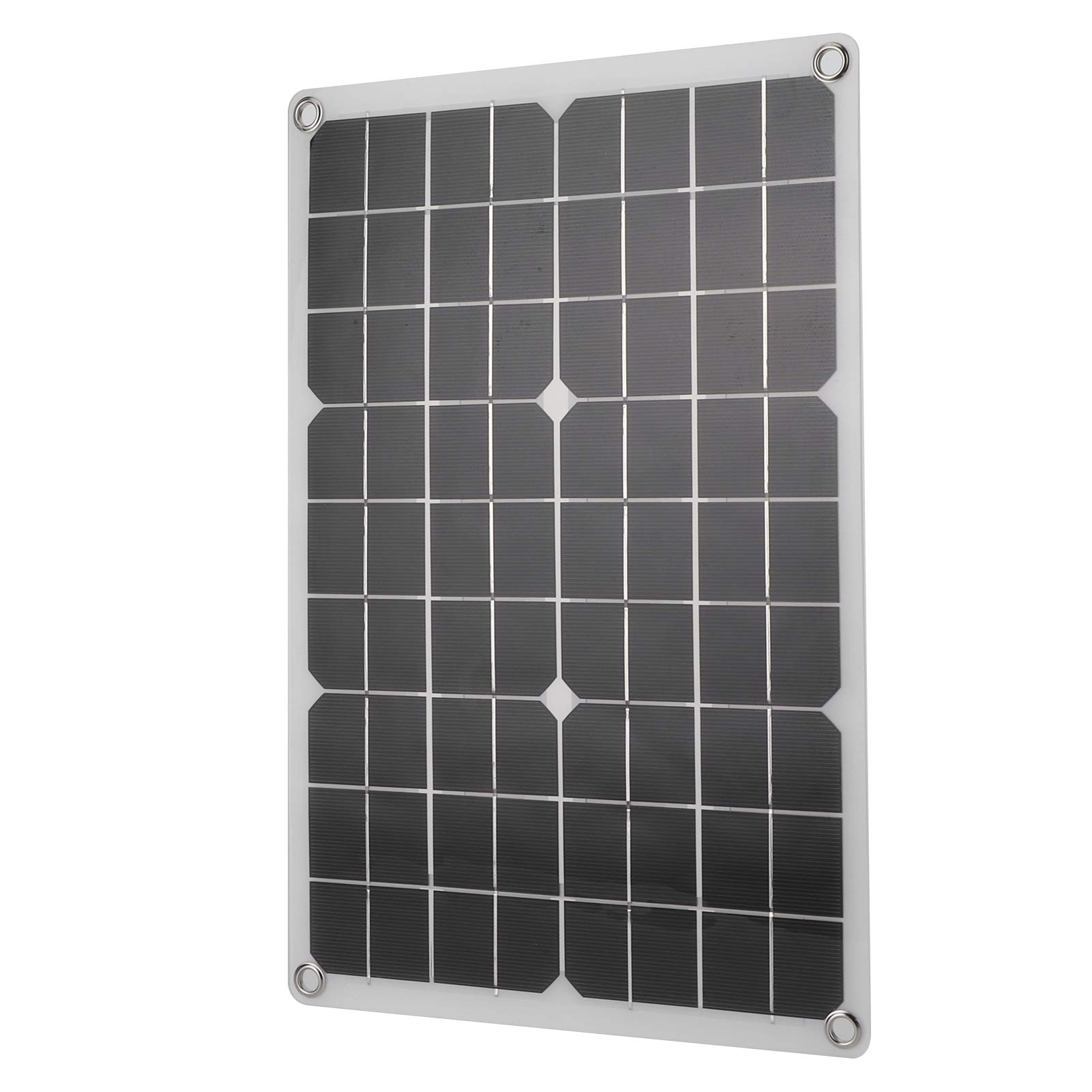 Panel solar de 50 W, 12 V, módulo fotovoltaico monocristalino de alta eficiencia para baterías de caravanas, techos, granjas y otras aplicaciones fuera de la red.