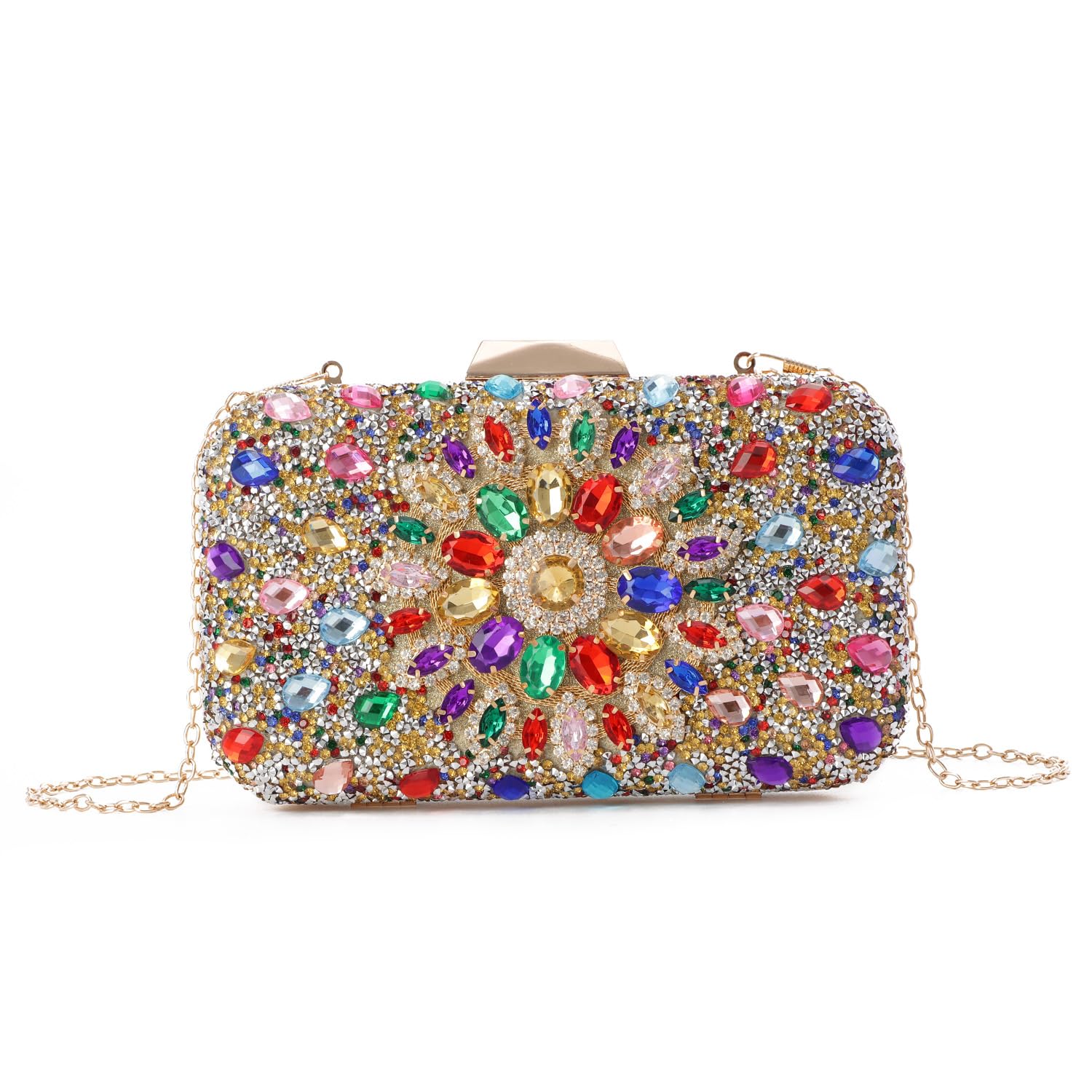 EVEOUT Strass Avond Clutch Tas voor Vrouwen Kristal Bruiloft