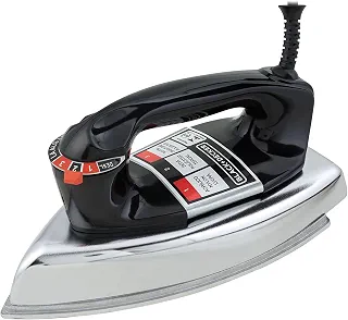 BLACK+DECKER Ferro de Passar Roupa a Seco VFA1110TM2 1100W Preto 110V