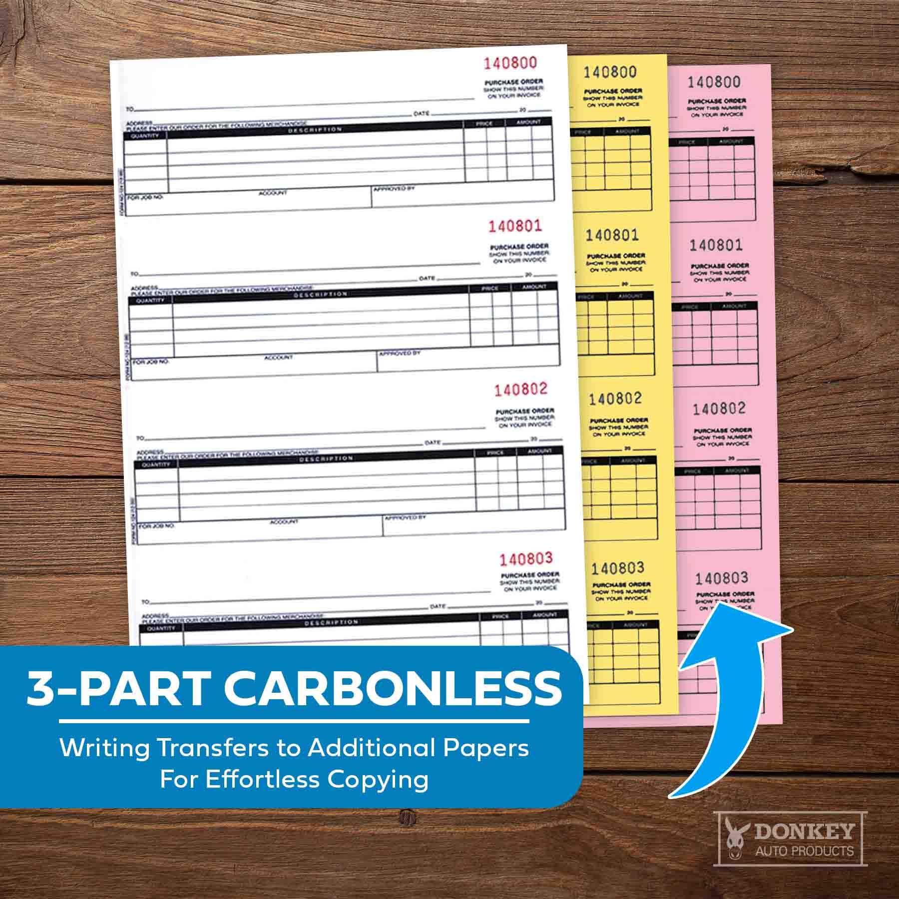 Bestellbuch (3-teilig) (200 Bestellungen)