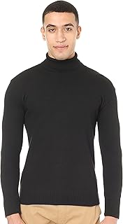 كنزة صوفية رجالي بياقة عالية