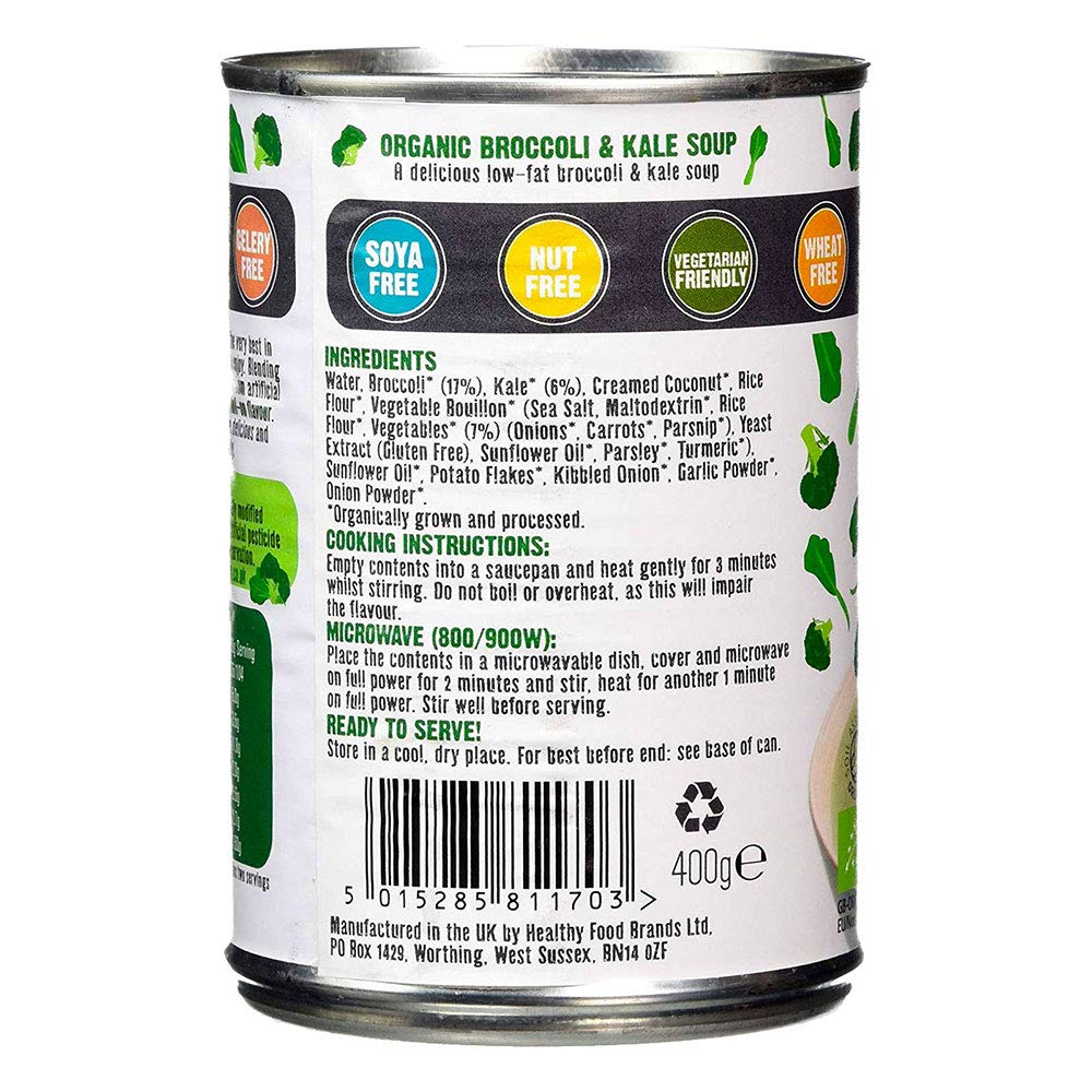 Free & Easy Organic Broccoli Kale Soup, 400 GR image 2