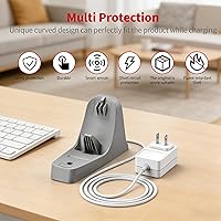 Vista 4 de Base de carga de 8.2 V 150 mA compatible con aspiradora de mano Black and Decker HNVC215B12AEV Dusbuster, base de cargador de repuesto compatible
