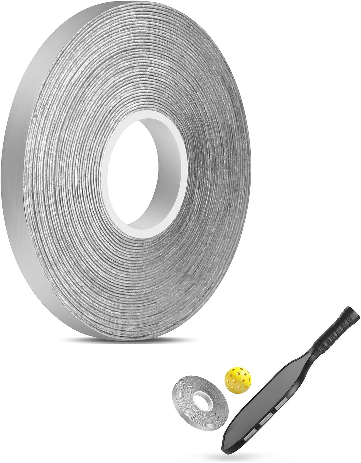 ArlinaL Lead Tape for Pickleball Paddles, Adhesive Pickleball Paddle Weight Lead Tape, 0.5 Grams Per Inch 1/4 × 197 Inch, 5 mil