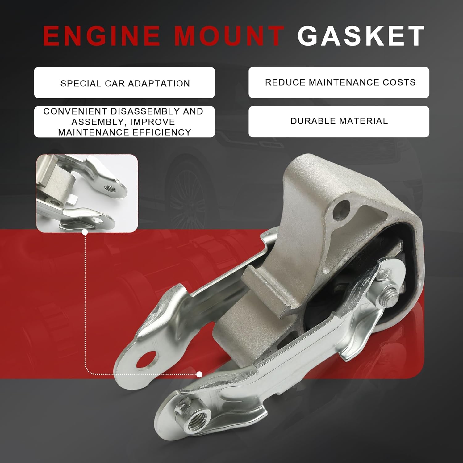 A2462400809 Engine Motor Mount Upper STD 2462400809 Replacement For Mercedes-Benz W176 W246 W242 C117 X117 X156 A200 A250 B200 B220 CLA200 GLA220