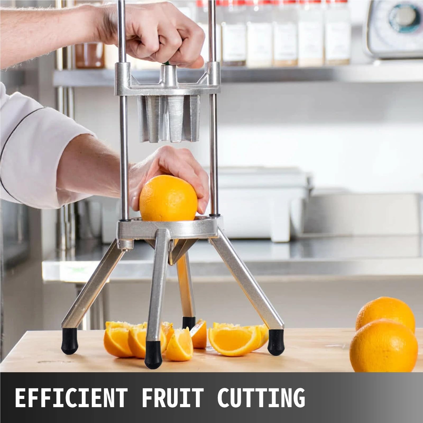 8 Abschnitte Zitronenkeilschneider Zerkleinerer für Obst und Gemüse, effizientes Küchengerät Gadget