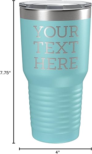 Miniatura 9 de Vaso de acero inoxidable aislado con tapa de 30 onzas (17 colores) con recubrimiento en polvo, grabado personalizado, nombre de mensaje de texto