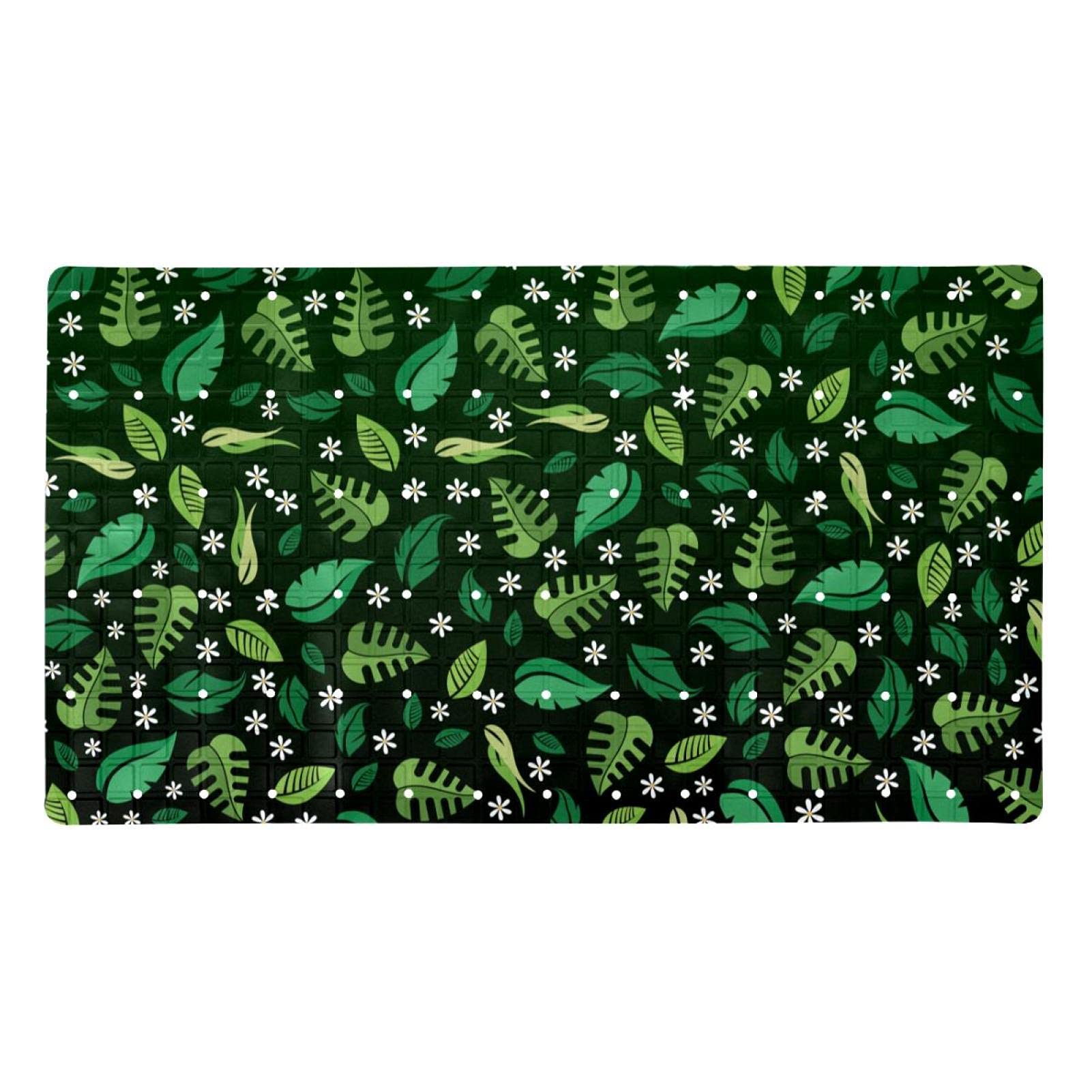 Alfombrilla antideslizante bañera ducha ventosas agujeros 40x70