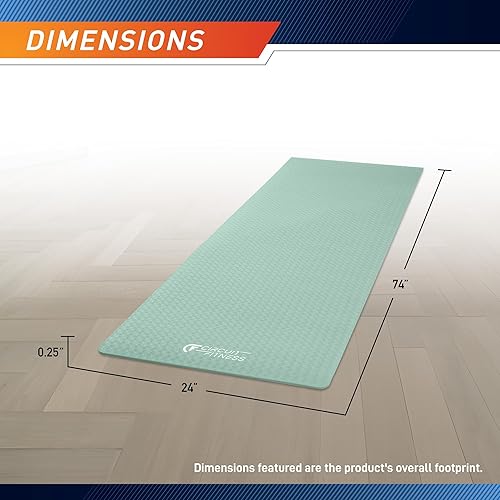 Miniatura 2 de Circuit Fitness by Marcy Non-Slip Multi-Purpose Exercise Yoga Mats with Carrying Strap Multi-Thickness, Multi-Color Options