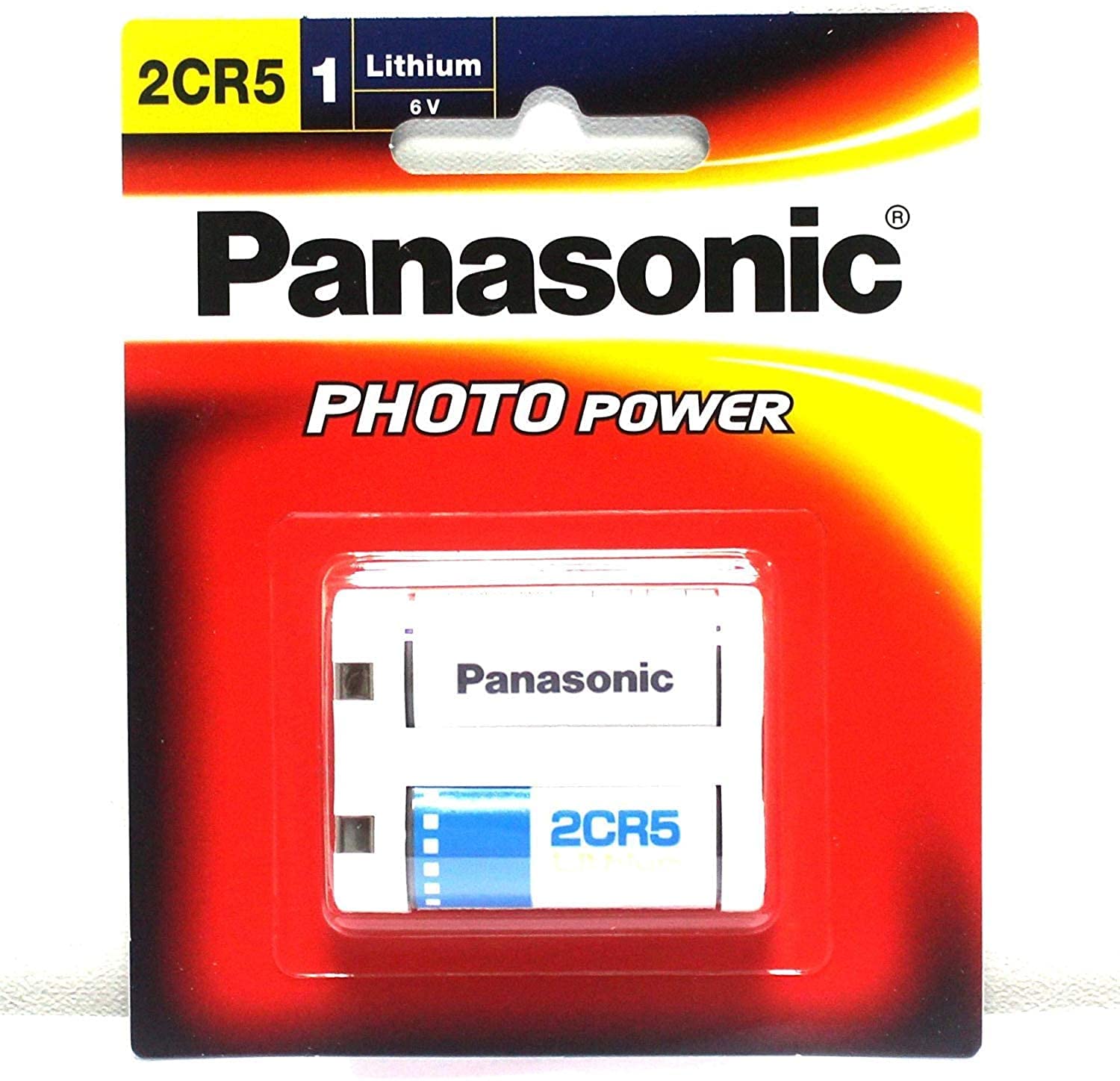 Panasonic 2CR5 Photo Power Lithium Battery - 6V
