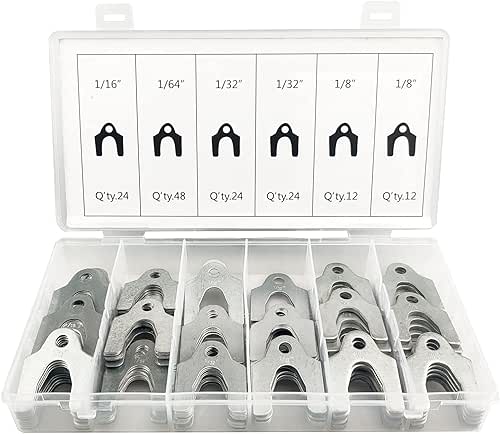 144 Pieces Auto Alignment Body Shim 1/16" 1/64" 1/32" 1/8"