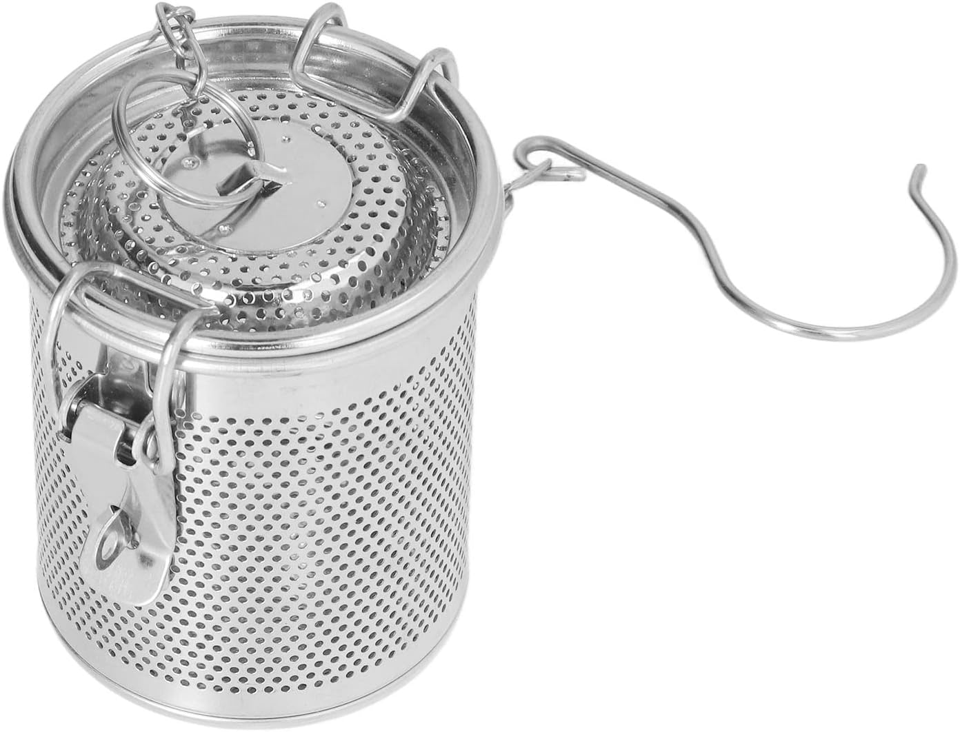 Trisar Filter, Multipurpose High Temperature Resistant Stainless Steel Mesh Strainer Tea Strainer with Longer Hanging Chain, Tea Infuser for Filtering Soup, Tea, Herbs, Home and