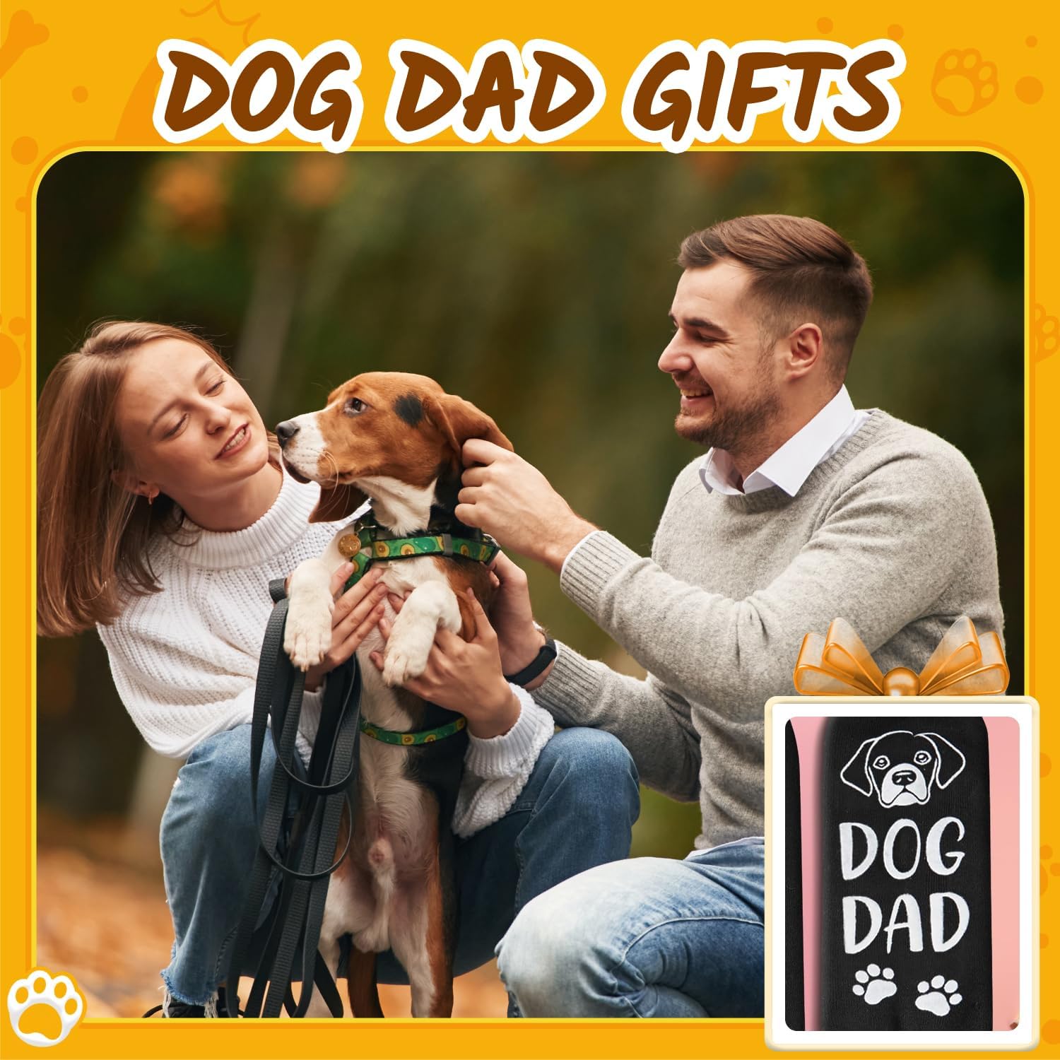 HAPPYPOP Funny Gifts for Men Women - Dad Mom Socks, Retirement Gifts for Elderly Men - Image 7