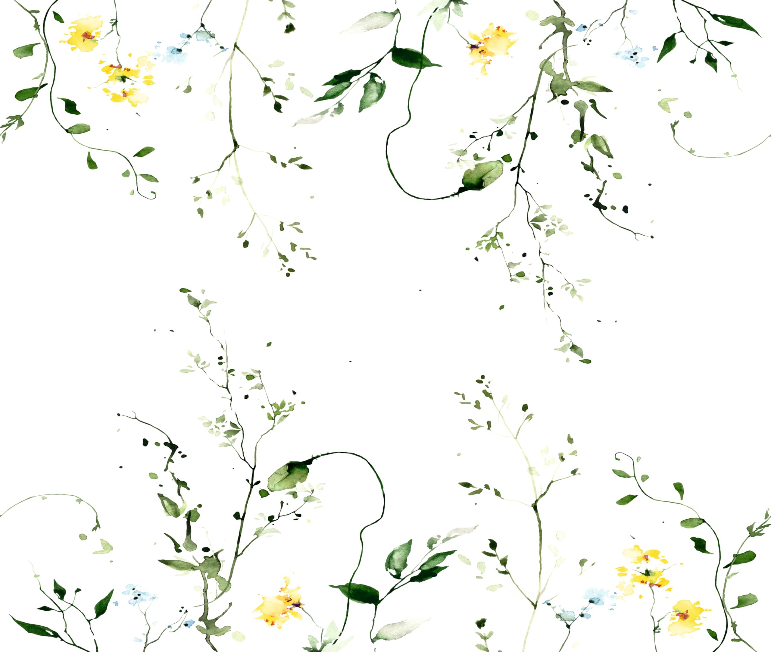 Yellow Green Border Rice Papers, 11.5 x 14.5 inch (2 Sheets) - Decoupage 4X Border Pieces on Walls, Furniture & Crafts, Decoupage by CRAFT KREATIVELY