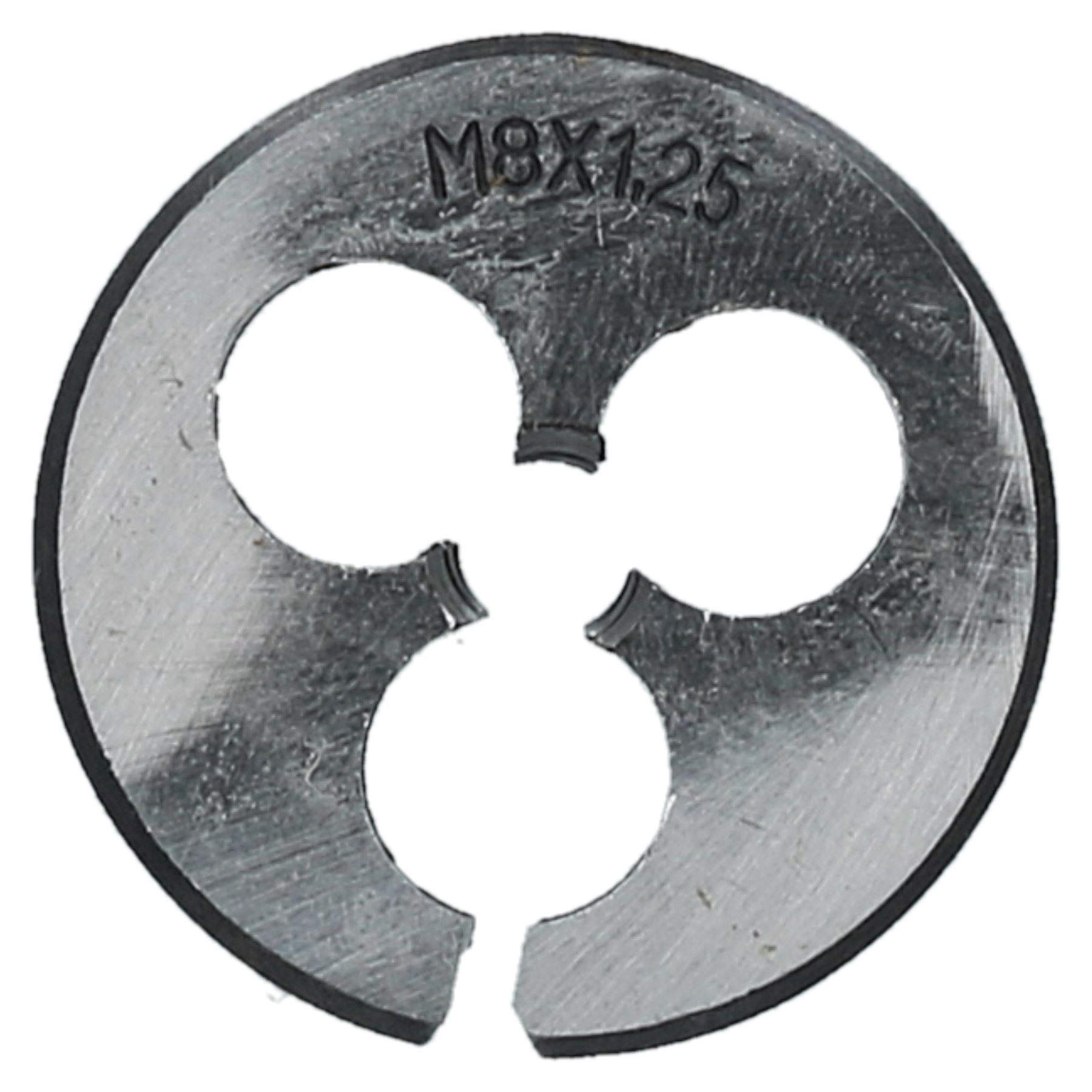 Metric MM M8 x 1.25 Split Die Threading Tool Thread Cutter 38mm Tungsten Steel