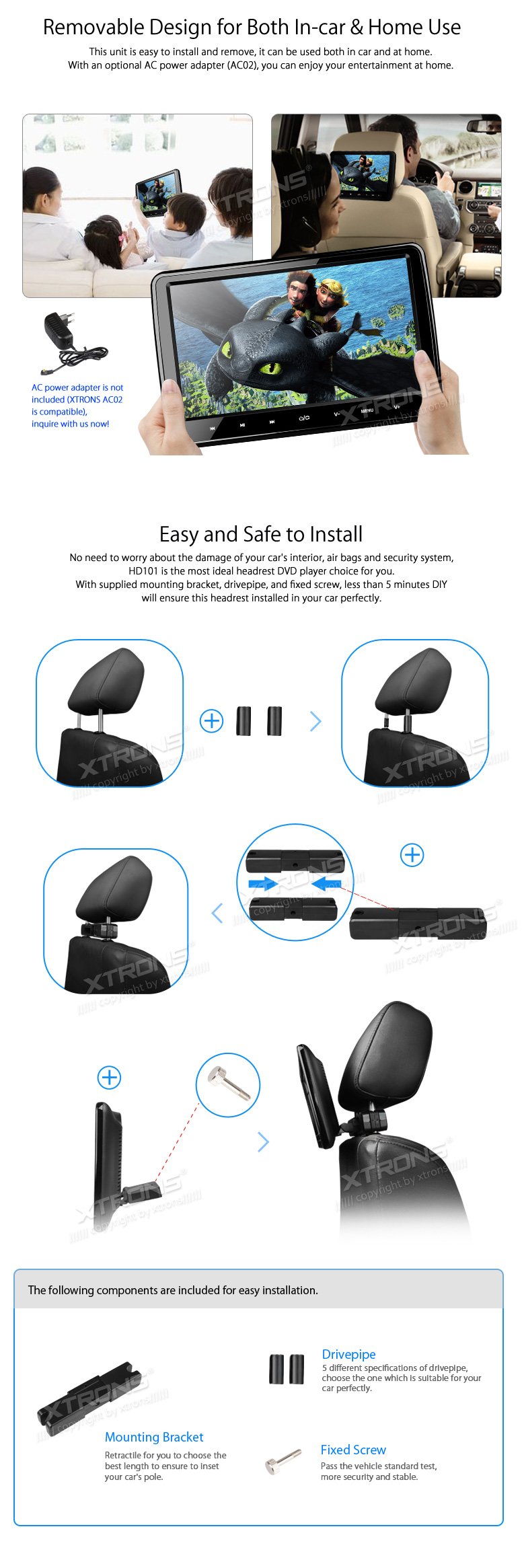 Amazon.co.jp: XTRONS 2 x 10.1インチ ツインHDデジタルスクリーン Amazon.co.jp: XTRONS 2 x 10.1インチ ツインHDデジタルスクリーン
