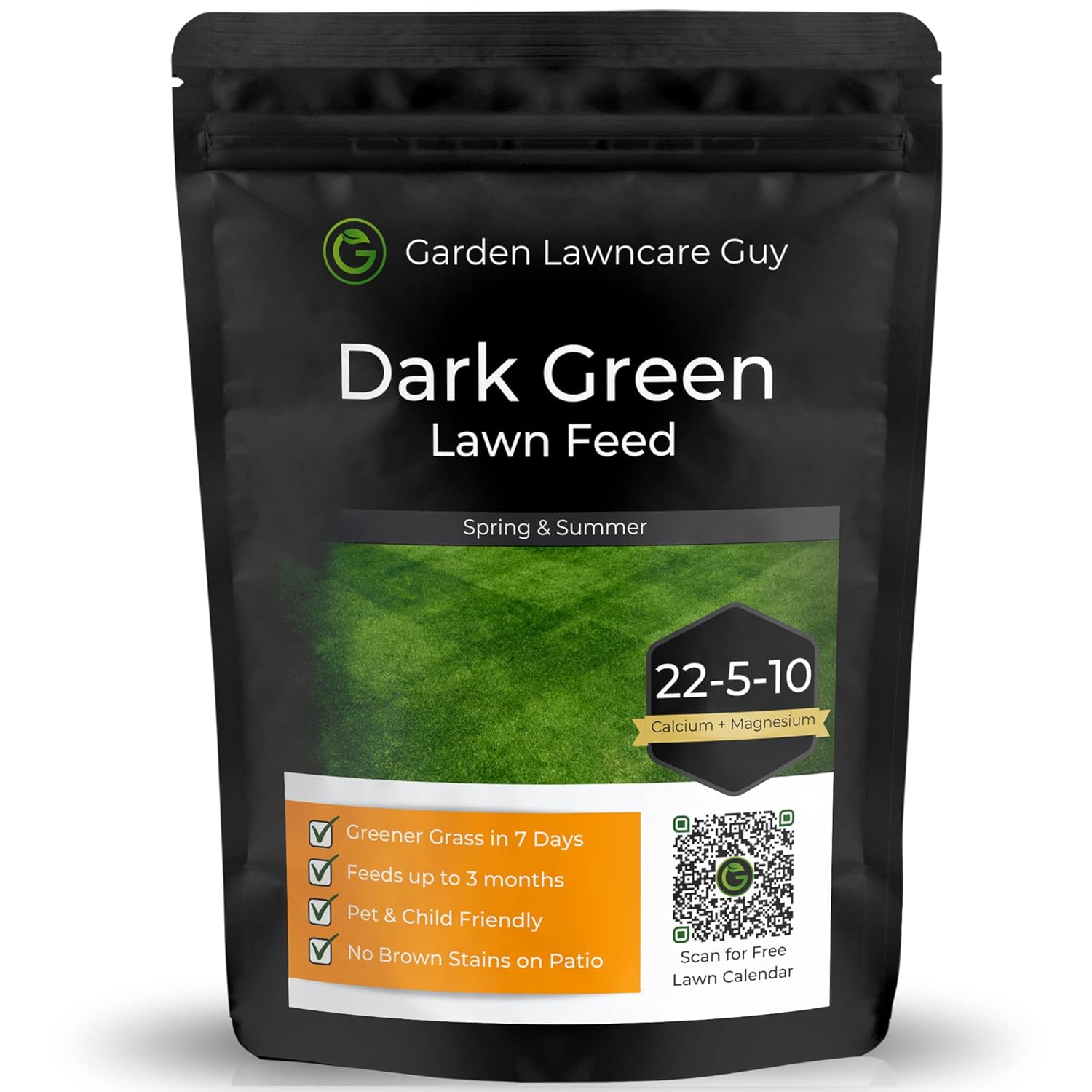 Dark Green Lawn Fertiliser Non Toxic High in Nitrogen Greens Grass